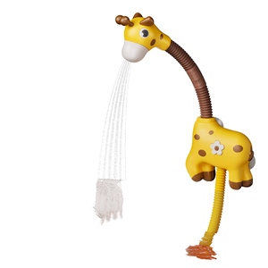 Juego de 3 Juguetes de Baño para Bebés, Recargables, de Plástico ABS, con Forma de Jirafa, Rociador de Agua, Bomba de Agua, Juguete para el Baño - Product Image 1