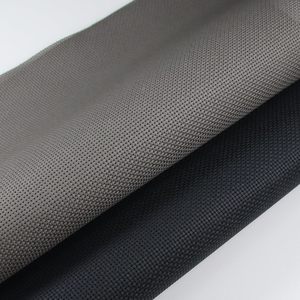 Tissu gaufré en polycoton CVC noir uni, matière en tissu tricoté pour pantalons et pulls collés - Product Image 5