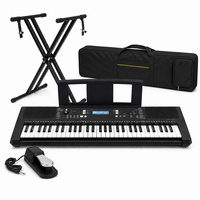 Orgue électronique numérique portable Yamaha PSR E-383 de haute qualité, 61 touches, instrument de musique pour adultes, enfants