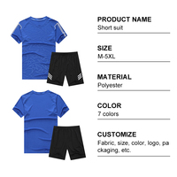 Vêtements de marque de luxe personnalisés, Design OEM, t-shirts et Shorts, ensembles de 2 pièces pour hommes, course à pied, survêtement, Shorts