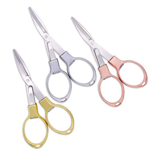 กรรไกรตัดสายเบ็ดขนาดเล็ก สแตนเลส พับได้ สำหรับอุปกรณ์ตกปลาในน้ำจืด - Product Image 3
