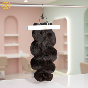 Vietnamesischer Rohhaar-Extensions-Anbieter: Body Wave Rohhaar, Unverarbeitete Bündel mit Ausgerichteter Kutikula, Doppelt Gewebte Echthaar-Extensions - Product Image 2