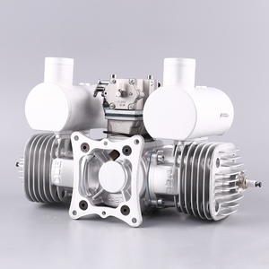 Motor de Gasolina RC DLE170 de 170 CC, Bicilíndrico, Dos Tiempos, Escape Lateral, Refrigeración por Aire Natural, Arranque Manual para Aviones RC de Ala Fija - Product Image 4