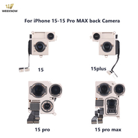 Pièces de rechange pour iPhone X, Xs, Xr, 11, 12, 13 Mini, 14 Plus, 15, 16, 17 Pro Max : Caméra arrière, caméra avant et câble flexible de remplacement pour téléphone portable