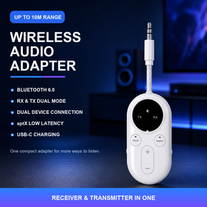 Émetteur-récepteur audio sans fil Bluetooth AUX 3,5 mm <span class=keywords><strong>Air</strong></span> Fly pour jusqu'à 2 <span class=keywords><strong>Air</strong></span> Pods, écouteurs sans fil, téléviseurs, <span class=keywords><strong>iPad</strong></span>, tablettes - Product Image 2