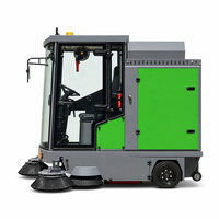 Balayeuse électrique autoportée LM-W2000, 48V100Ah, 4000W, largeur de nettoyage 79 pouces, capacité 180L, frein à disque hydraulique double