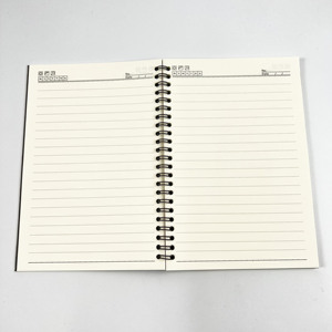 Quaderno a Spirale A5 di Alta Qualità con Copertina in Pelle PU Professionale, Pianificatore Stampato, Certificato BSCI, 80 Fogli, Carta 100gsm - Product Image 3