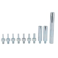Kit d'outils de démontage et d'installation de joints de queue de soupape, 11 pièces, kit de pinces pour joints de queue de soupape de moteur automobile pour la réparation et l'entretien des voitures