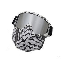 Lunettes de moto de course, équipement d'origine de haute qualité, protection de motocross, avec masque