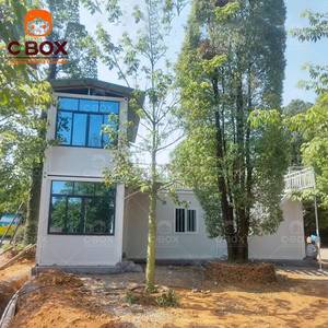 Cbox Villa préfabriquée durable à deux étages, unité de vie en kit, bureau mobile ignifuge, bar, appartement extérieur, maison modulaire en conteneur - Product Image 2