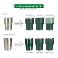 Cadeau de remise de diplôme : Tasse à café isotherme personnalisée en métal avec double couvercle, mug de voyage économique pour les anciens étudiants et les événements scolaires