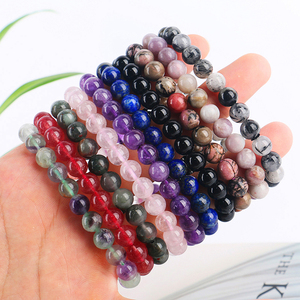 Bracelet en pierre naturelle de 8 mm, prix de gros, pierre précieuse, cristal de guérison - Product Image 3