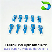 Atténuateur à fibre optique LC mâle-femelle UPC APC 5dB 10dB monomode SFP pour centre de données Datacom, atténuateur enfichable