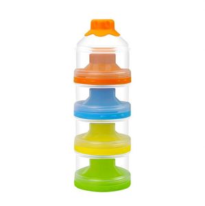 BPA-Free Non-Spill 3-Layer Baby Snack Storage Dispenser <b>Plastic</b> <b>Boxes</b> for Milk Powder Formula <b>Stacking</b> Container Case - Product Image 3