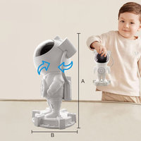Projecteur d'étoiles astronaute en gros d'usine avec haut-parleur musical Bluetooth, télécommande et lampe de table LED pour anniversaire d'enfants