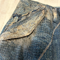 DIZNEW Fabricant de jeans baggy personnalisé Jeans en denim délavé lourd pour homme Pantalon en jean nouveau et fou à la mode pour hommes