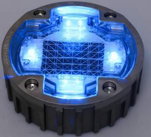 Borne de signalisation routière solaire à LED en verre trempé 123*48.5mm pour la sécurité routière - Product Image 4