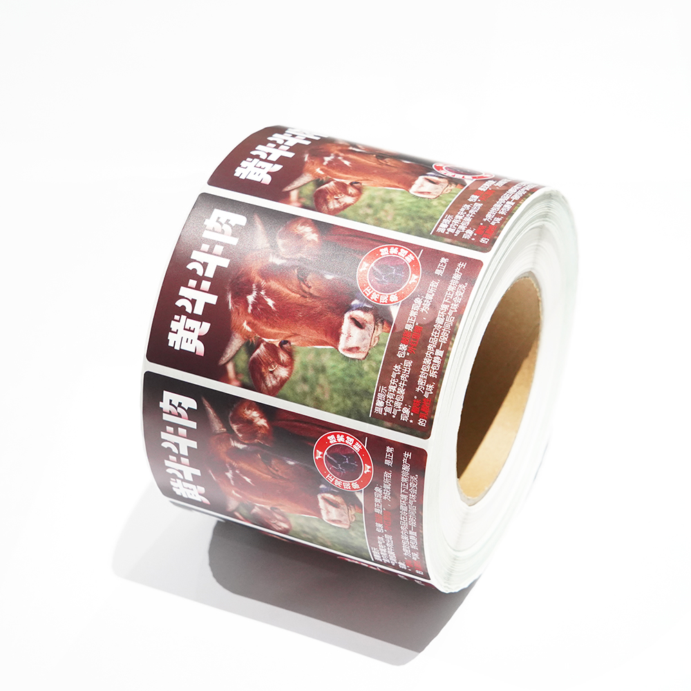 Eco Friendly BOPP Packaging Labels Roll with Strong Adhesive Oil Proof & Durable for Sustainable Brands