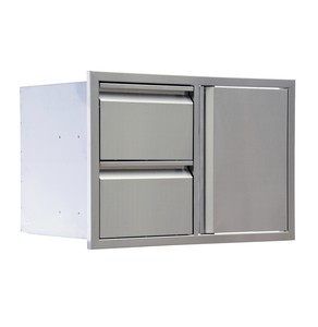 Combinación de cajón de puerta de Isla de barbacoa de cocina exterior de acero inoxidable - Product Image 1