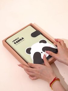 Cuadernos Panda A5 de China, 320 hojas, Libro encuadernado con hilo, diario para estudiantes, suministros escolares, cuaderno de mercado - Product Image 4