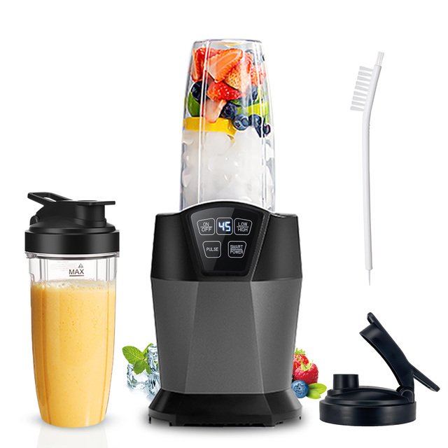 1200W BPA-Free Plastic Personal Smoothie Blender 9-12 Cup Capacity Electronic Control Multi-Function