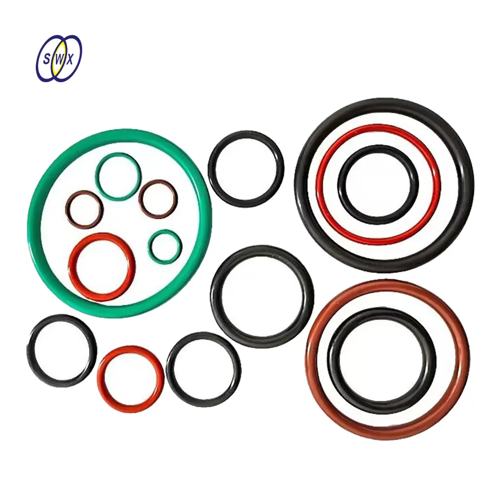 Nhà máy cung cấp kích cỡ khác nhau cao su ORING ffkm EPDM FKM Silicone NBR O-ring con dấu