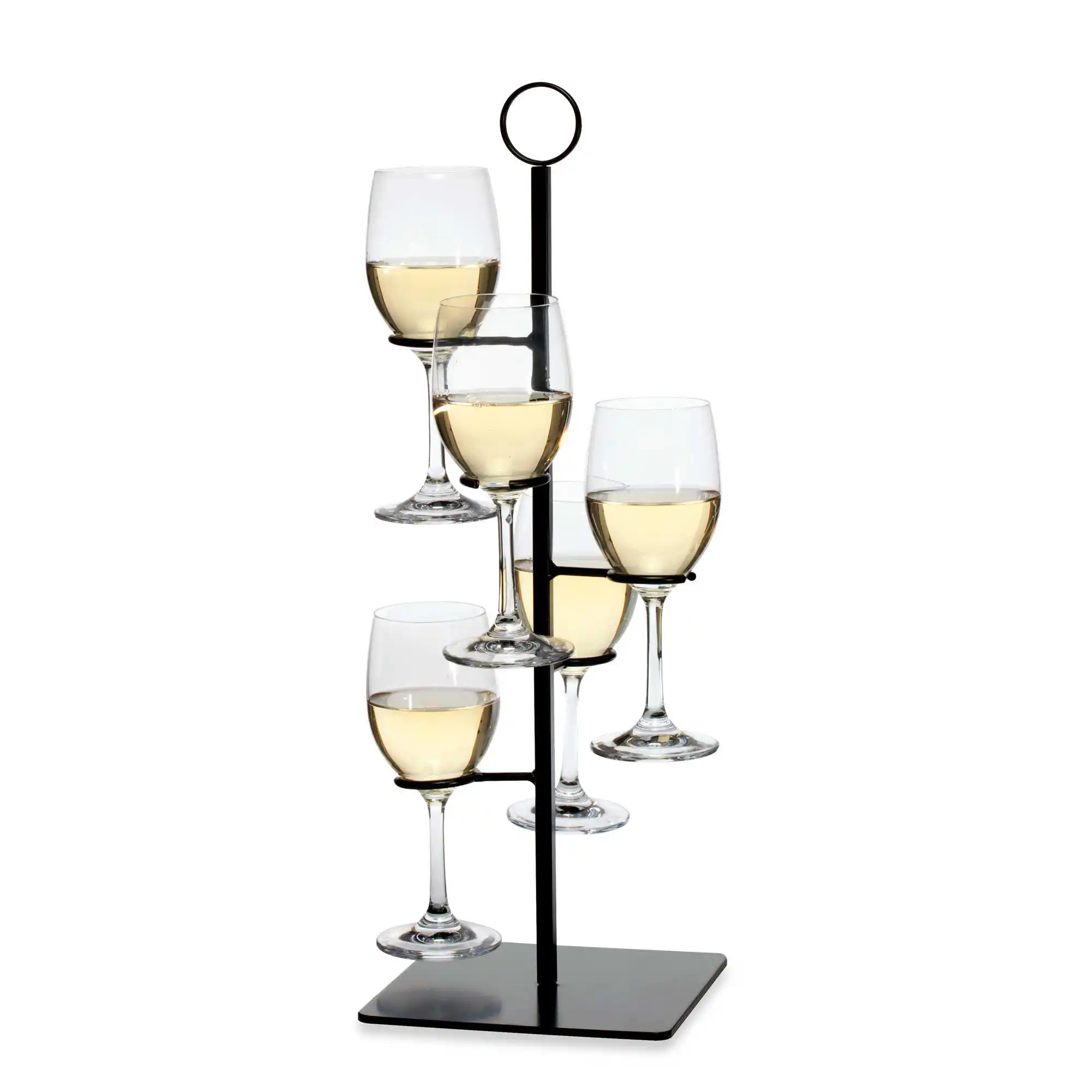 금속 와인 마시는 유리 홀더 매달려 와인 유리 랙 스탠드 5 큰 Stemwares