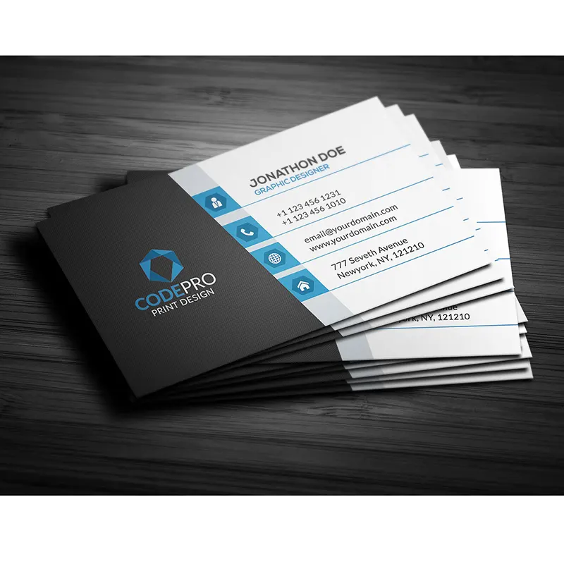 business card printing with fast printing and free delivery to China