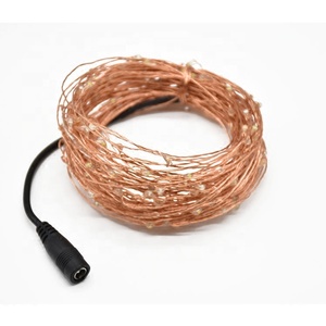 Hoa Kỳ Cắm Châu Âu Cắm Dây Đồng <span class=keywords><strong>LED</strong></span> Chuỗi Cổ Tích Đèn Vòng Hoa Cho Cây Giáng Sinh Kỳ Nghỉ Đám Cưới Đảng Trang Trí - Product Image 4