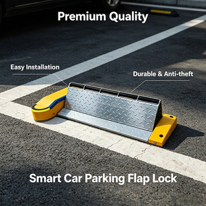 Intelligent Parking Space Guard Automatic Lifting Blocker Remote Control Parking Barrier Outdoor Lot <b>Security</b> <b>Equipment</b> - Product Image 1