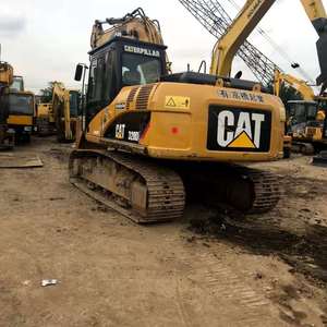 Excavatrice sur chenilles CAT 320D d'occasion de haute qualité, 20 tonnes, pour terrains d'excavation moyens, bon prix, excavatrice Caterpillar du Japon pour la ferme - Product Image 2