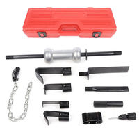 Ensemble d'extracteur de bosses 13 pièces/ensemble extracteur de bosses à usage intensif Kit d'outils de réparation de carrosserie automobile marteau coulissant de 10lb