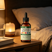 Grossiste OEM ODM Usine Marque Privée Premium Iode Liquide 60ml Complément Herbal Gouttes de Soutien Thyroïdien Bien-être Quotidien Santé