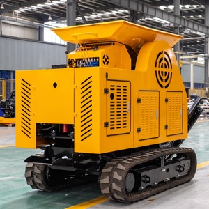Concasseur de roche portable à moteur diesel pour l'exploitation minière et la construction, capacité de 10t/h - Product Image 5