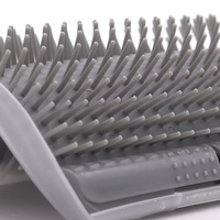Brosse de Toilettage Auto-Nettoyante Plus Douce avec Cataire, Peigne de Massage Mural pour Coins, Grattoir, Outil de Soin pour Chats et Chiens à Poils Longs et Courts
