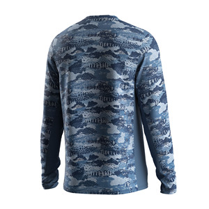 Camiseta Casual de Pesca para Hombre UPF100+ con Manga de Malla Elástica y Logotipo Personalizado, Ropa para Pescadores - Product Image 6