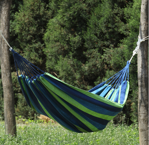 TOPIND-Hamaca de lona portátil para acampar al aire libre, para viajes y uso en el jardín - Product Image 6