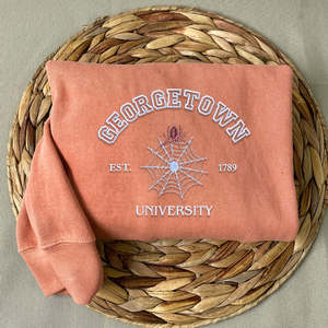 Felpa per t-shirt di Halloween ricamata su misura comoda per la stagione autunnale invernale con motivo 3D - Product Image 2