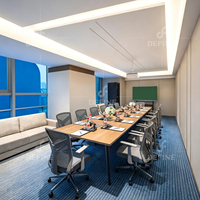 Meubles de bureau modernes personnalisés pour salles de réunion, ensemble complet de mobilier hôtelier, mobilier de salle de formation, table et chaises de bureau pour salles de conférence