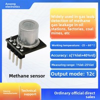 Modul Sensor Deteksi Gas Mudah Terbakar Asair Aosong AGS3870 Sensor Metana untuk Gas CH4 dengan Pemasangan DIP Guangdong
