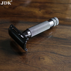 Rasoir manuel de sécurité en acier inoxydable JDK, rasoir à lame unique pour barbier, rasoir pour hommes - Product Image 3