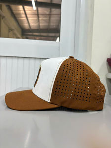 หมวกกอล์ฟ 5 แผง คุณภาพสูง กันน้ำ ปักลาย หมวกเบสบอล กันน้ำ เจาะรูด้วยเลเซอร์ หมวกทรงทรัคเกอร์สำหรับเล่นกีฬา - Product Image 4