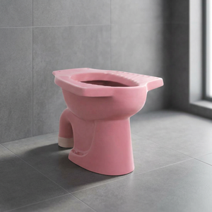 WC monobloc en céramique marron chocolat de luxe, à chasse d'eau double siphonique, de style européen occidental (EWC) - Product Image 2