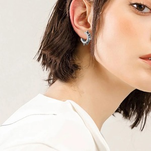 1 Paire de Boucles d'Oreilles Clous Épineux en Acier Inoxydable pour Femmes et Hommes, Style Punk, Amusant, Street Pop, Hip Hop, Gothique, Bijoux de Piercing, Cadeau Tendance - Product Image 6