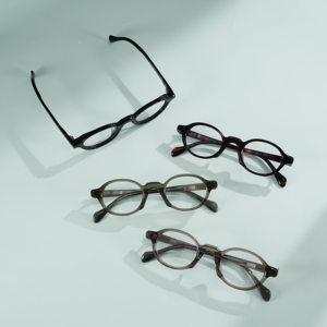 Monturas Ópticas Redondas Retro de Acetato, Estilo Boston Vintage, Personalizables con Lentes Graduadas, Monturas de Gafas para Hombre y Mujer - Product Image 1