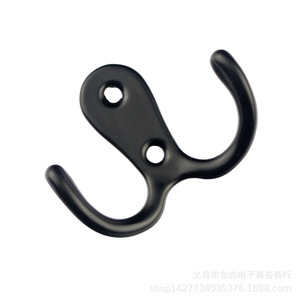 C80 Double Wall <b>Hook</b> 54x41mm Zinc Alloy Coat <b>Hook</b> For Cabinet Door Wall Mounting - Product Image 3