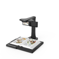 Eloam BS3000PRO Pemindai Buku Portabel A3 USB Terlaris Pembaca Dokumen OCR Produk Berpatent Warna Hitam Tersedia