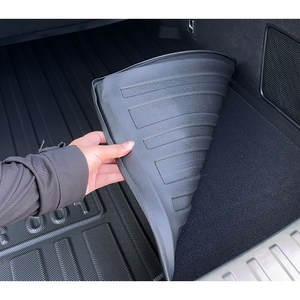 เสื่อปูพื้นท้ายรถ<span class=keywords><strong>1</strong></span>ชิ้นแผ่นกันลื่นทนต่อสิ่งสกปรกและ COM สำหรับ zeekr 001 TPE ผ้าคลุมรองเท้าบูต - Product Image 5