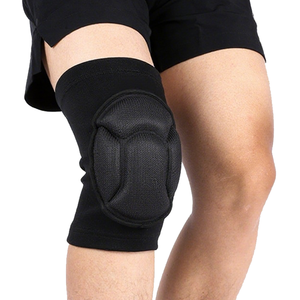 1 Par de Rodilleras Deportivas Engrosadas para Gimnasio, Soporte de Fitness, Protector de Baloncesto, Unisex, Sin Almohadillas - Product Image 1