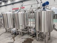 TIANTAI 3BBL-Réservoir miroir de brasserie électrique chauffé à 3 navires, équipement de brassage de bière pression, brasserie à vendre, machine de fabrication de bière